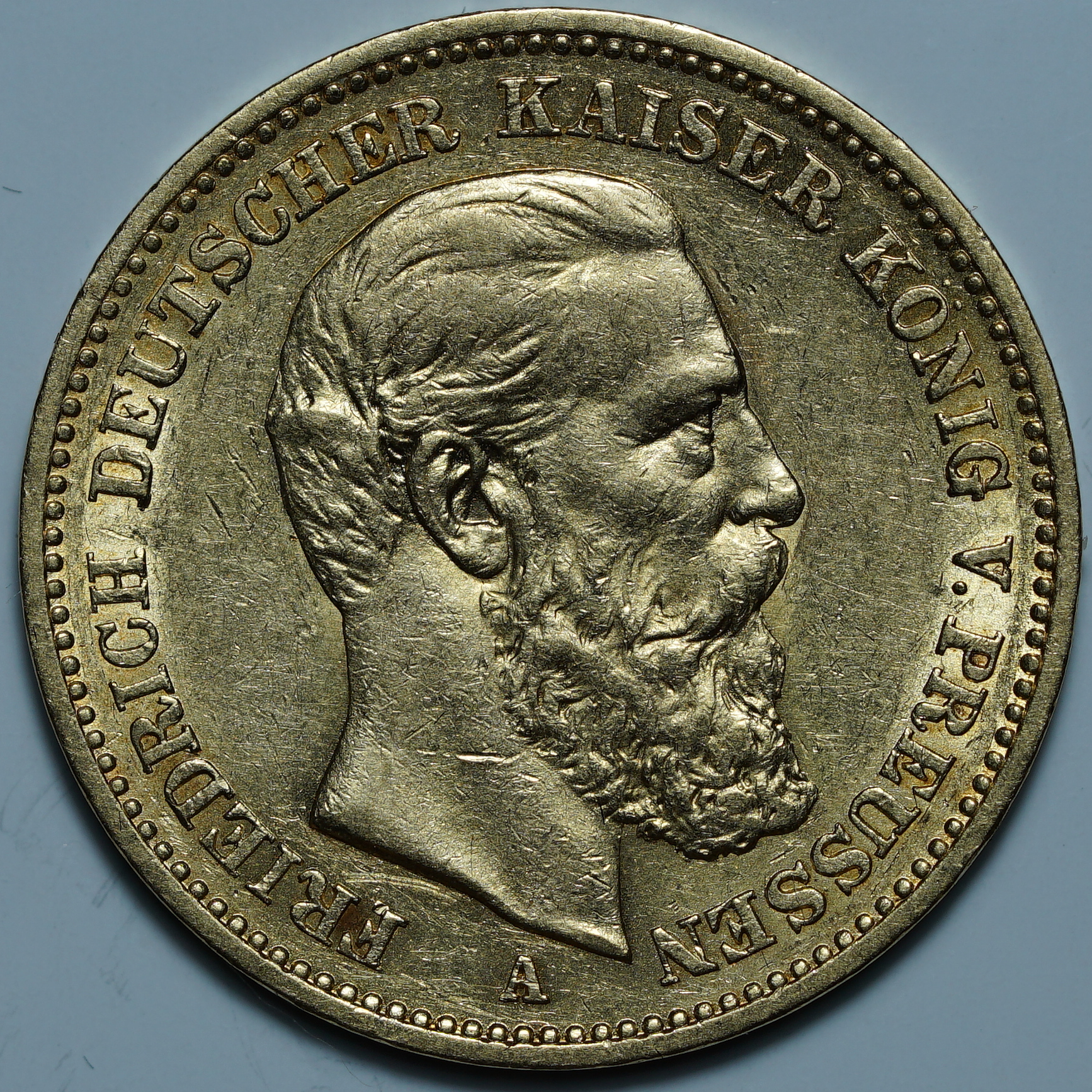 20 марок 1888 A. Пруссия. Фридрих III
