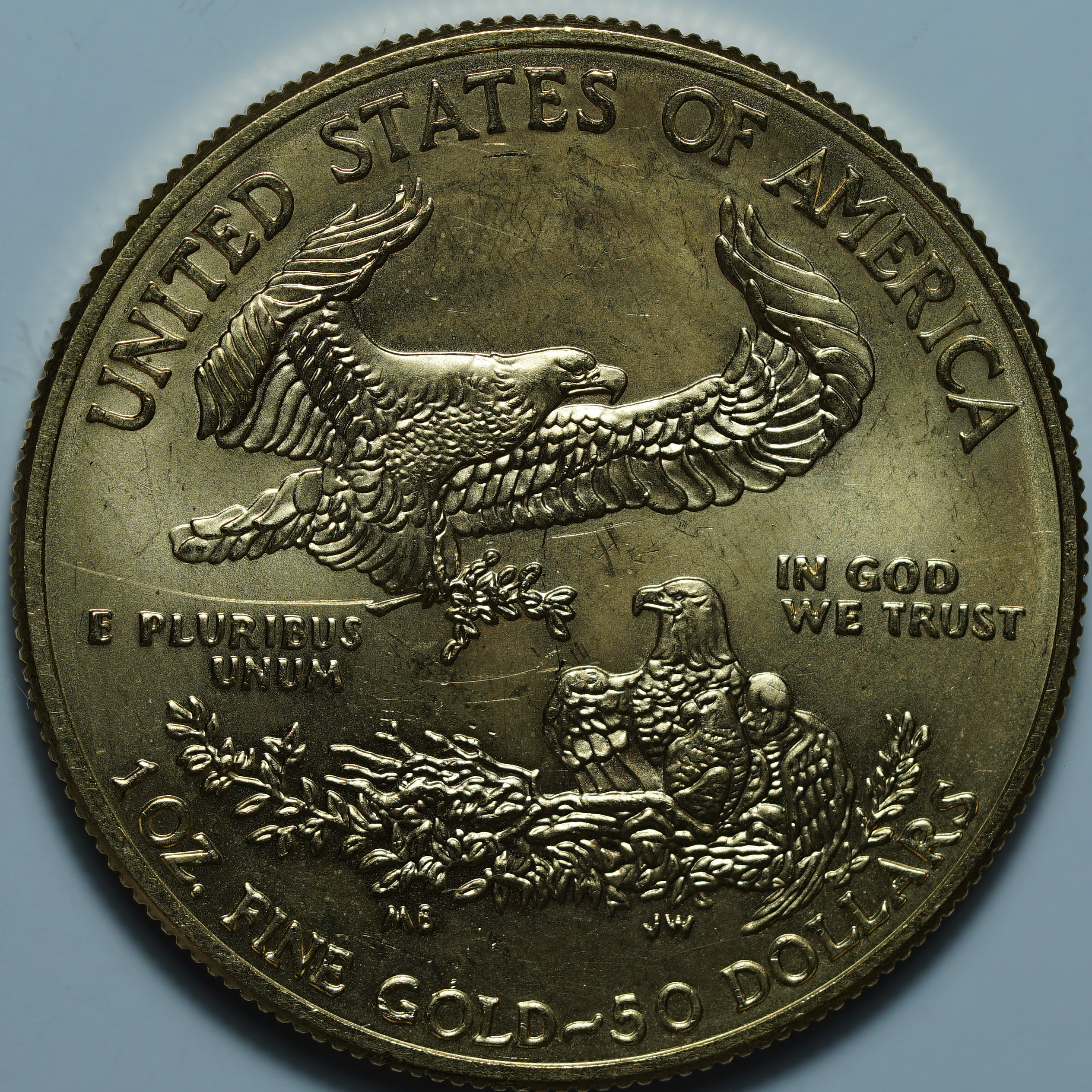 50 долларов 2015. США. Семейство орлов