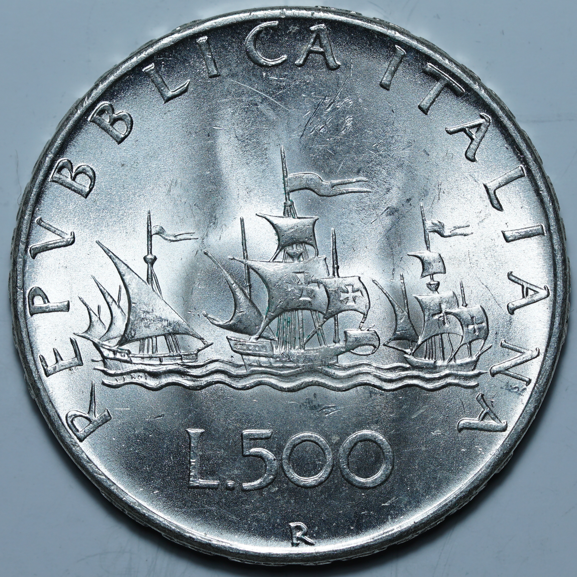 500 лир 1966 R. Италия