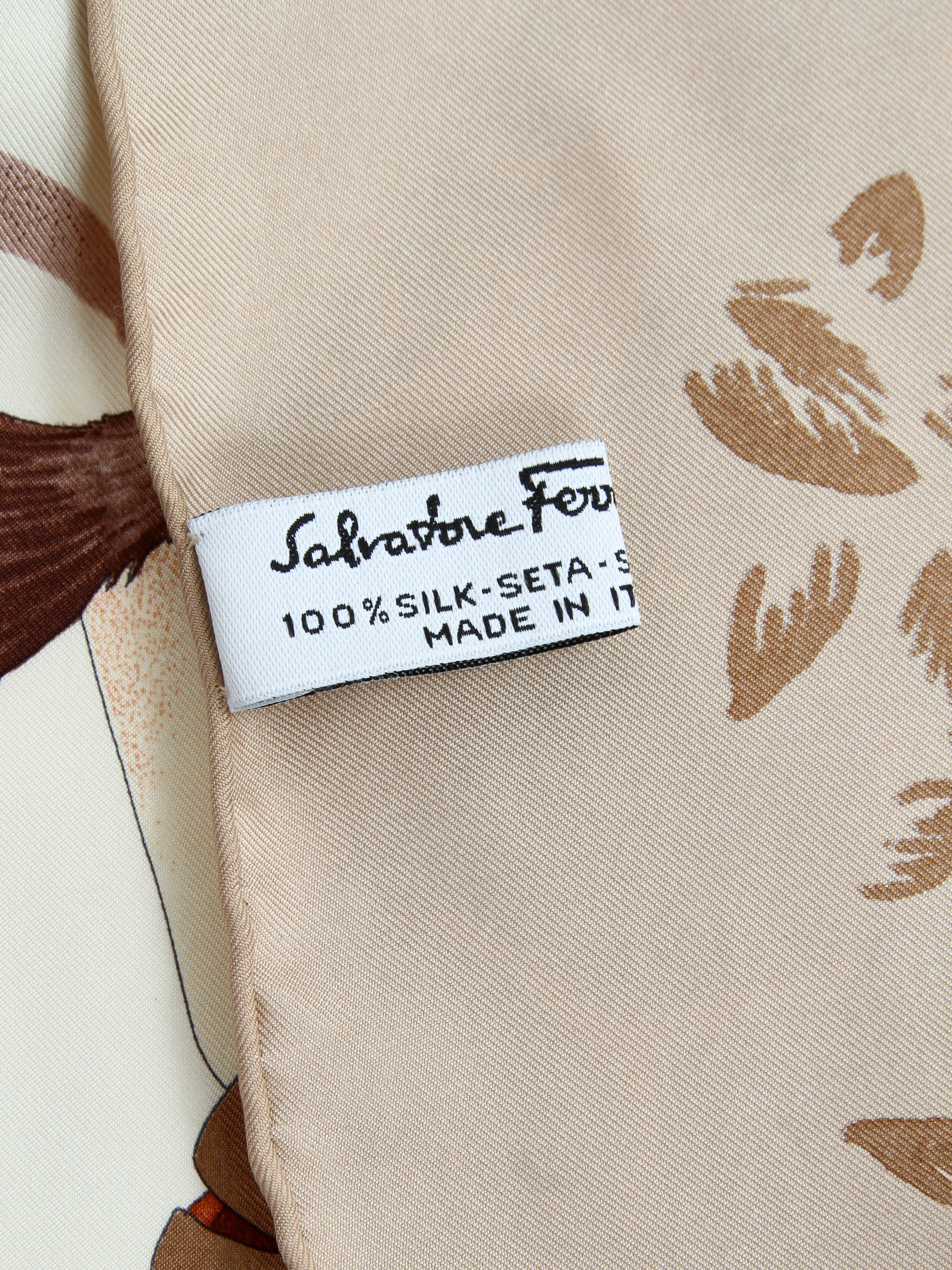 Salvatore Ferragamo Silk Scarf 3