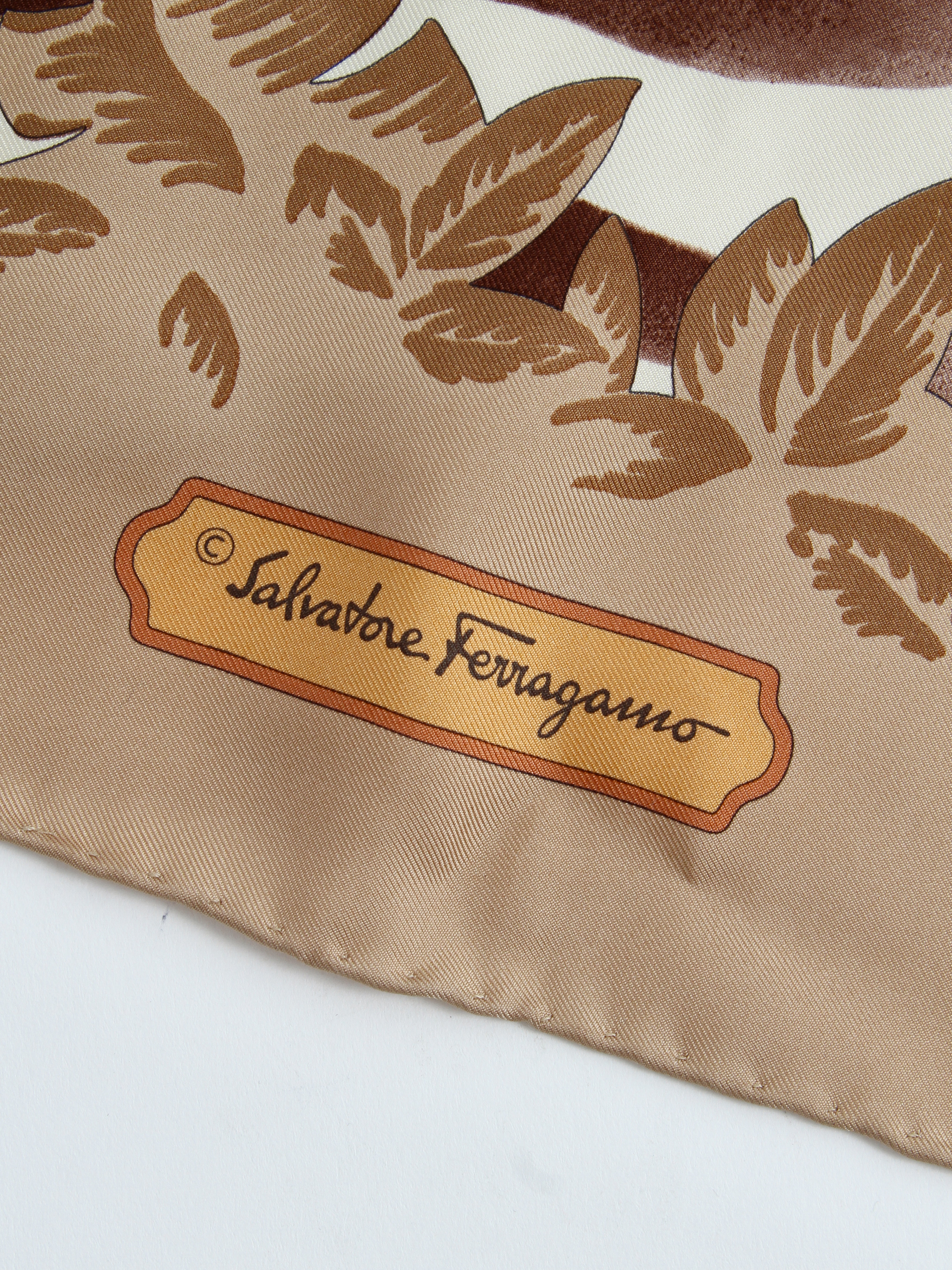 Salvatore Ferragamo Silk Scarf 2