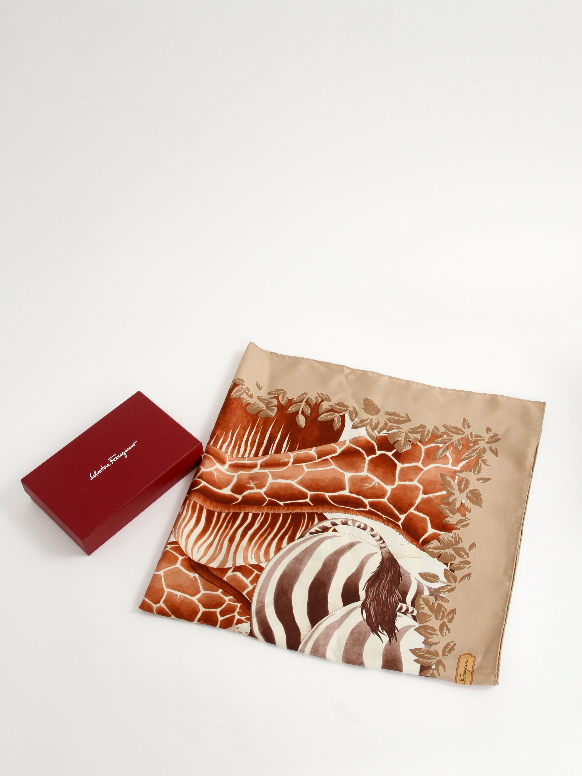 Salvatore Ferragamo Silk Scarf 6