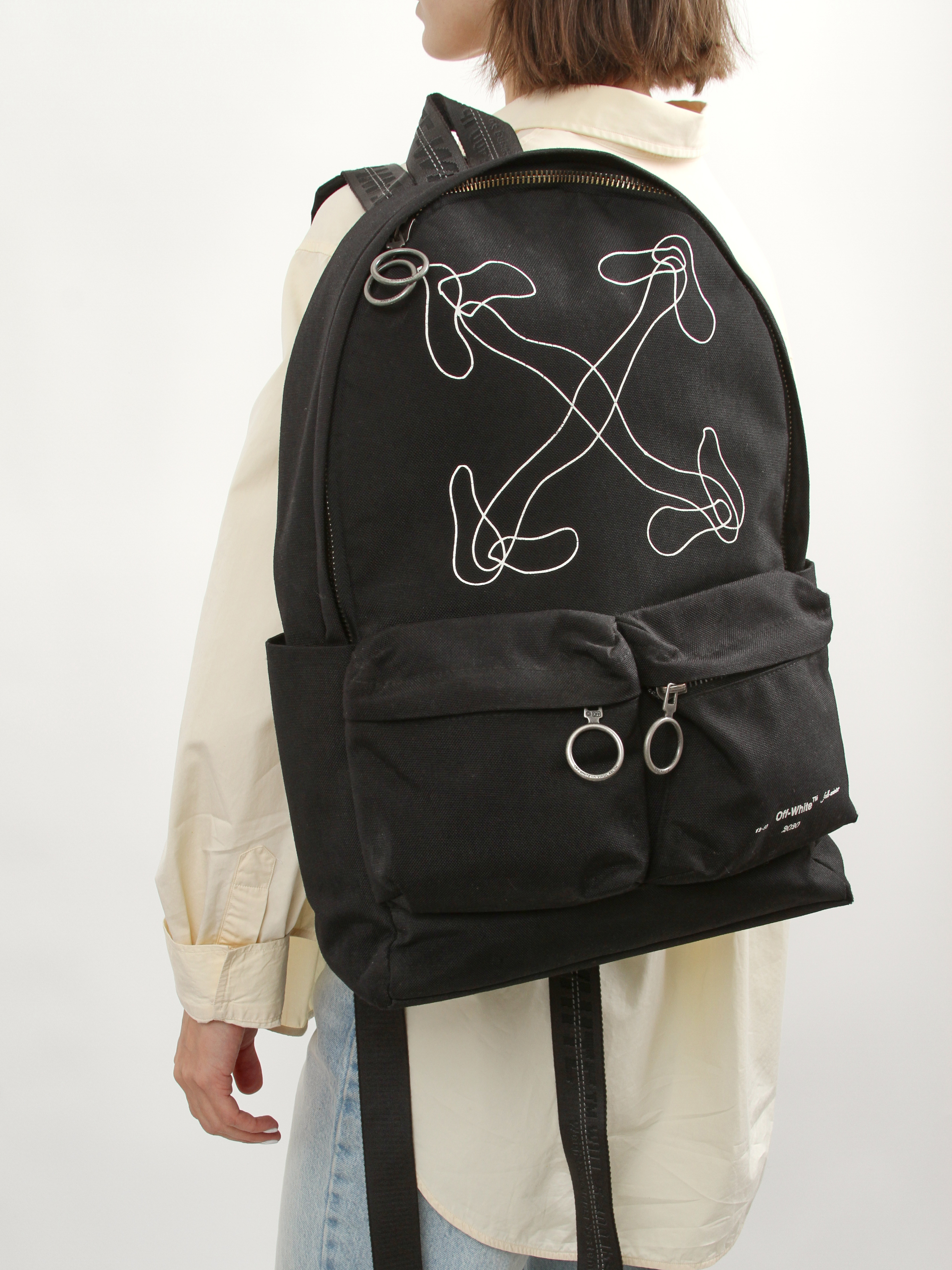 Off-White Textile Bag 1