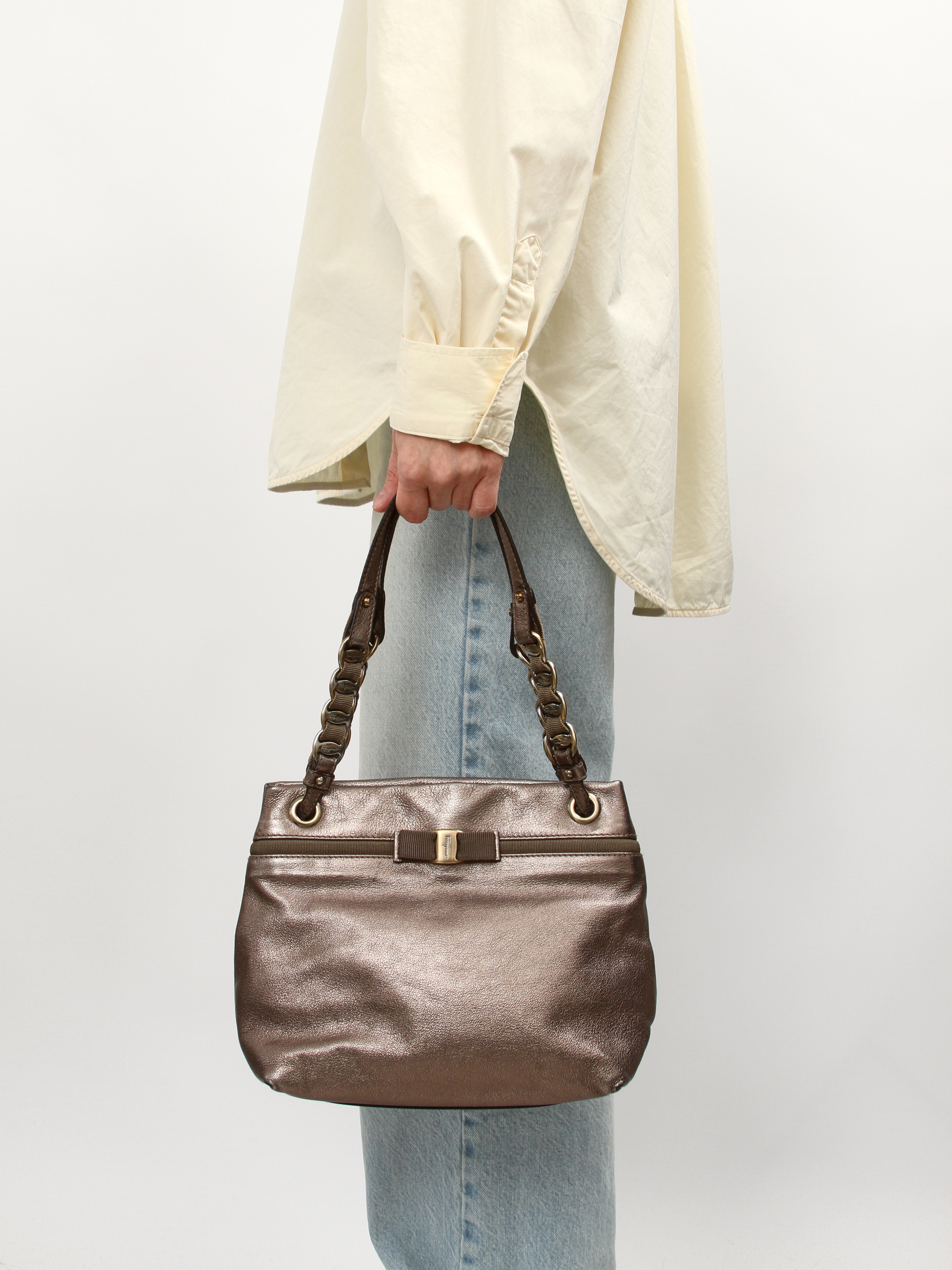 Salvatore Ferragamo Leather Bag 1