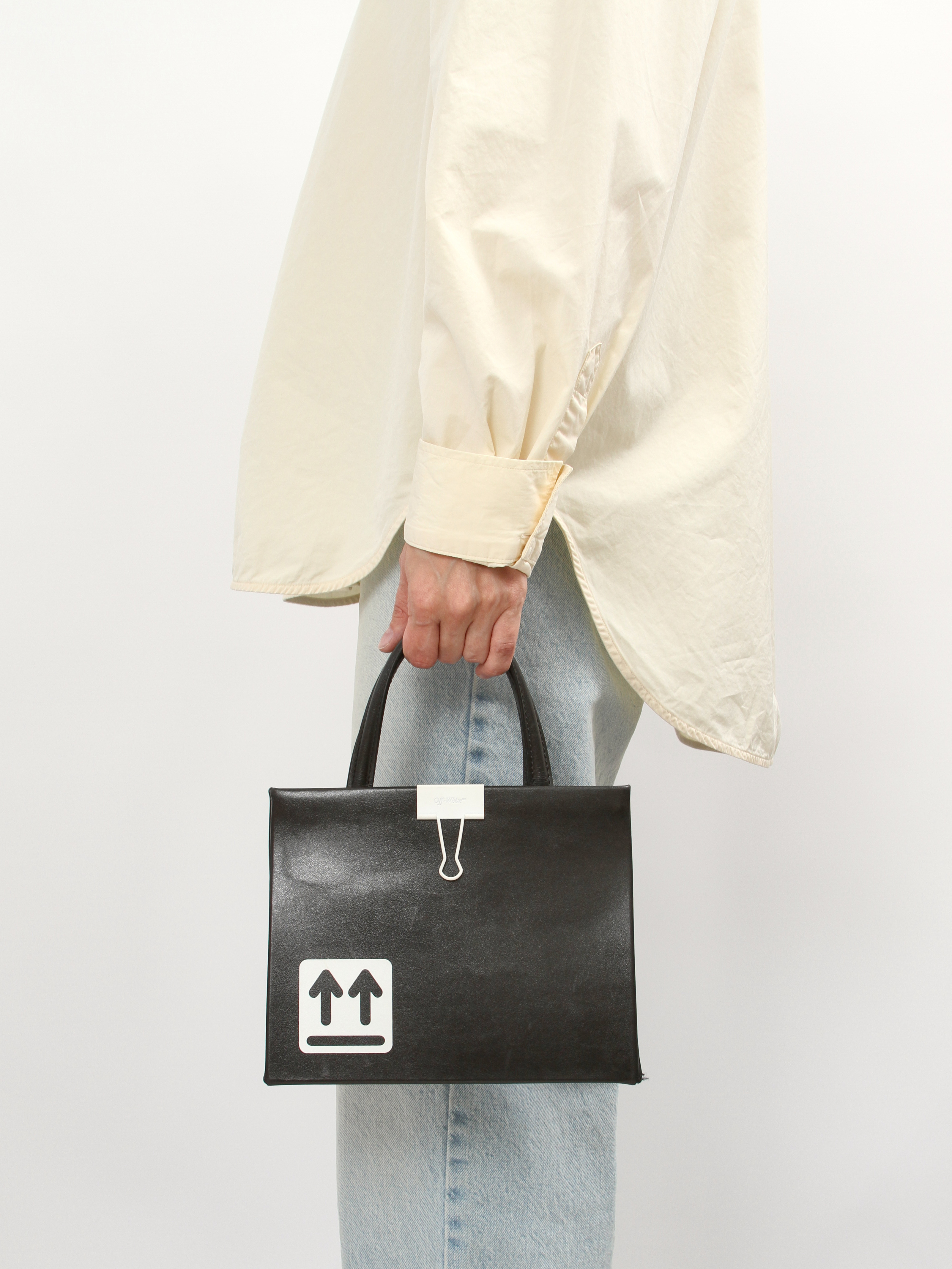Off-White Leather Bag 1