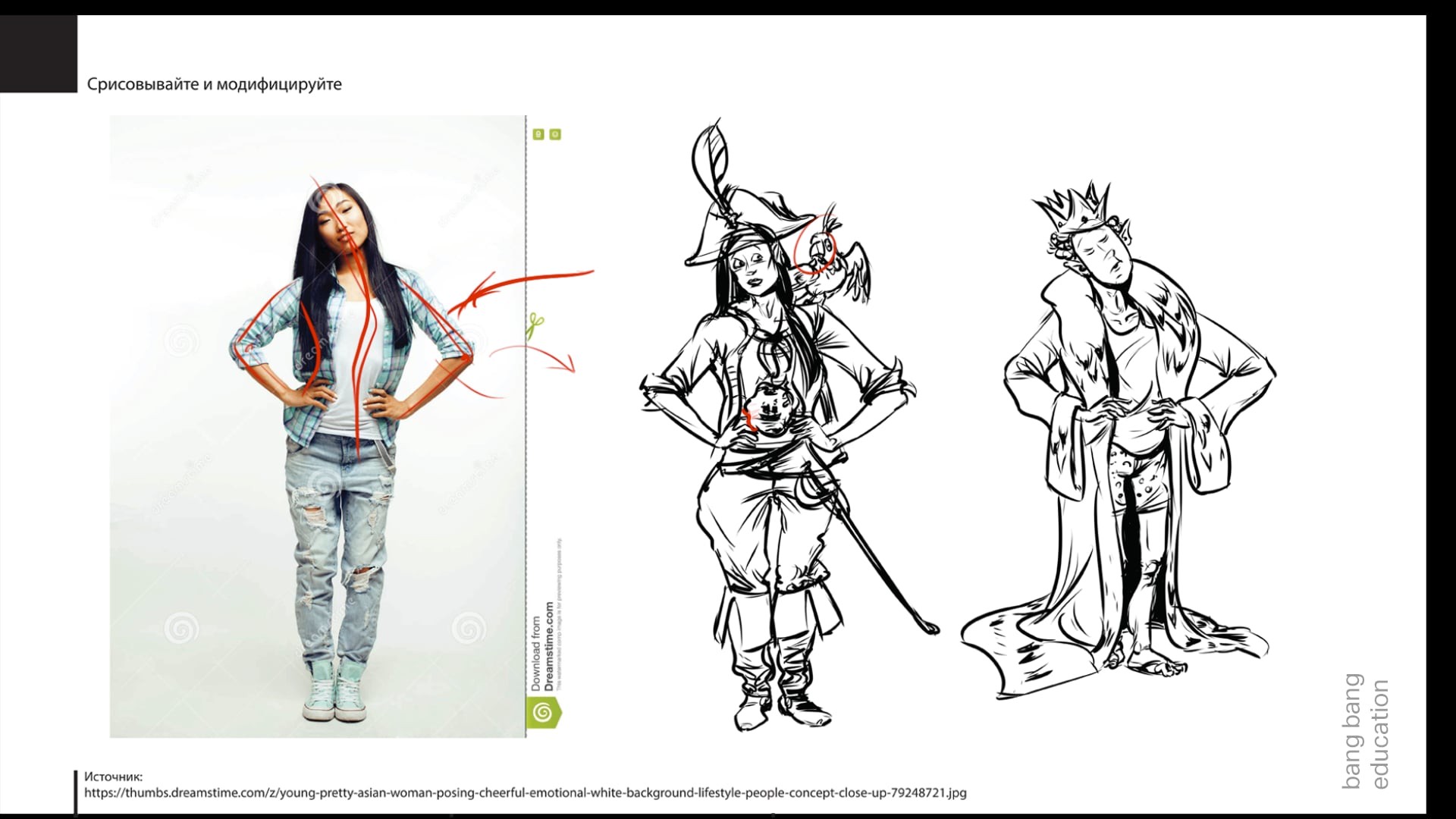 Изображение людей. Рисование 2.0. Техники для развития. Урок 6.