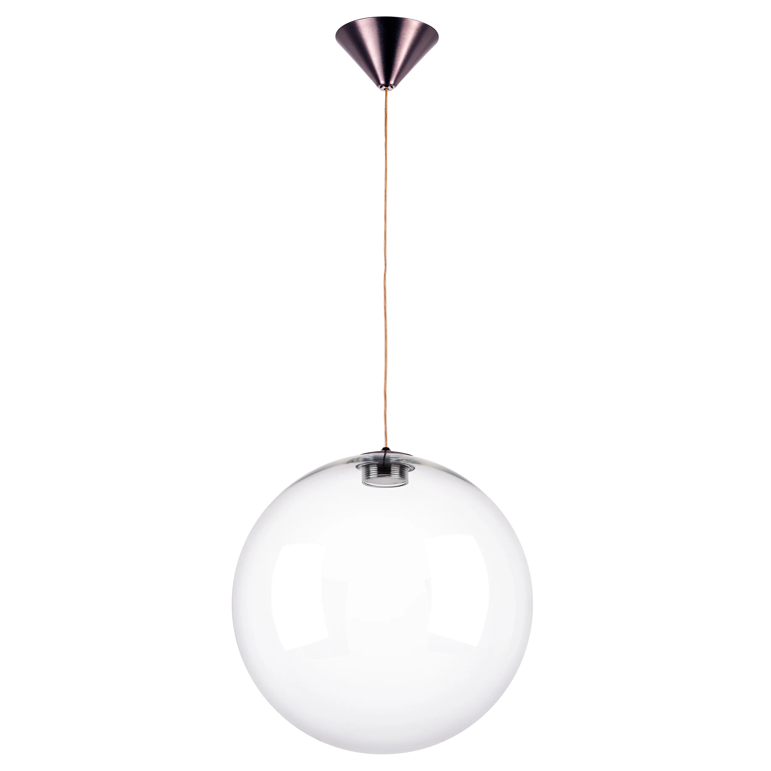 Люстра SFERETTA LED 1х3W 145LM КОФЕЙНЫЙ/ПРОЗРАЧНЫЙ 3000K