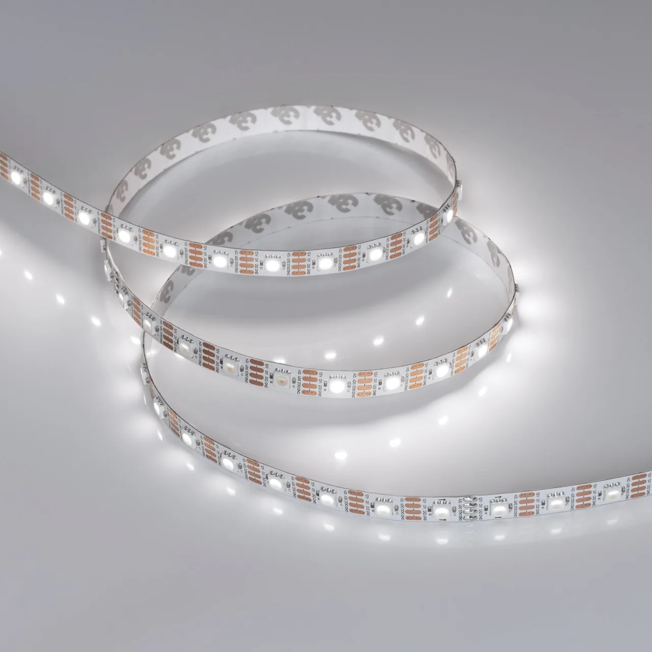Светодиодная лента Arlight 9,3W/m 60LED/m 5060SMD холодный белый 5M SPI-B60-10mm 12V White6000-PX1-RAM 037829