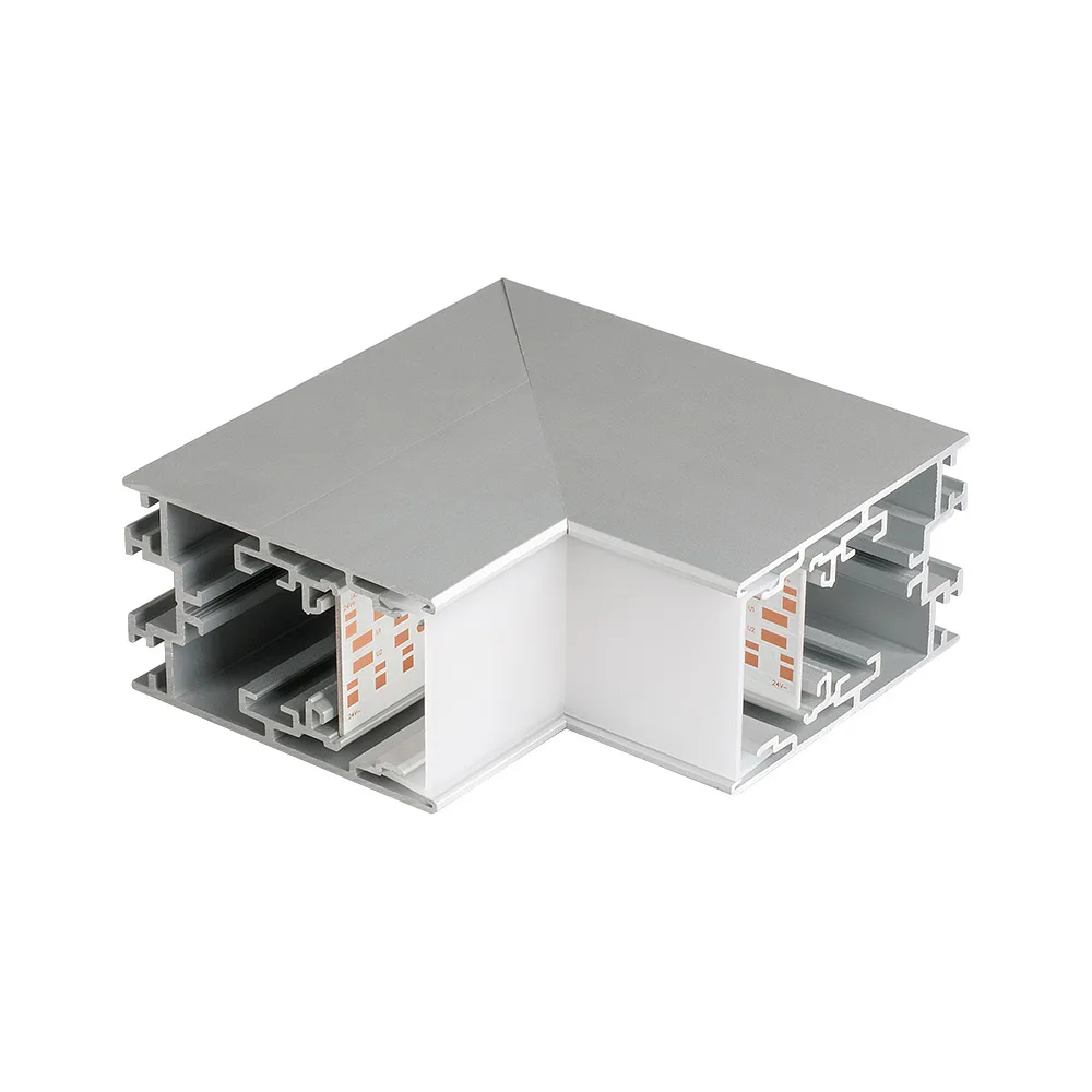 Коннектор L-образный Arlight S2-Line-4067-L90N внутренний 021251