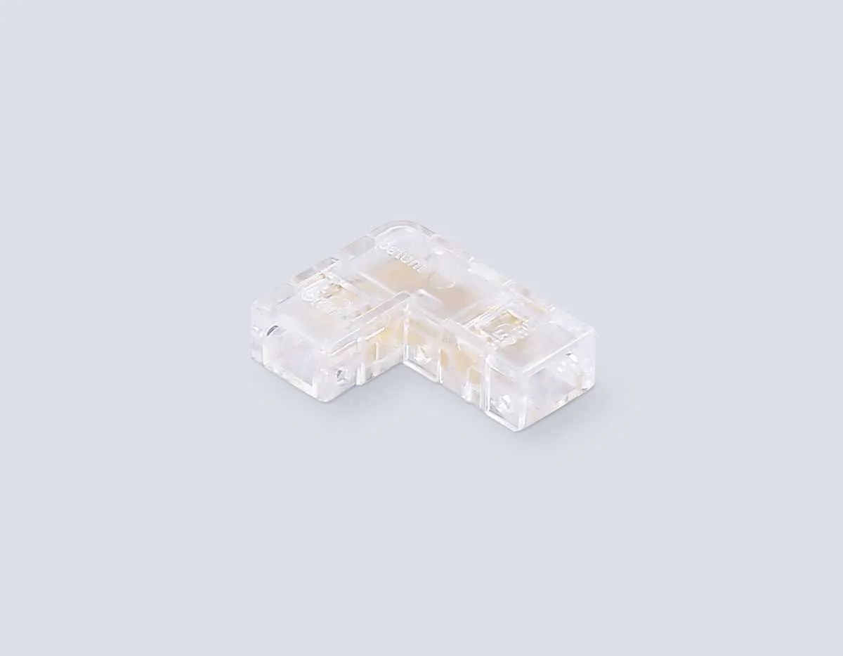 Соединитель угловой AMBRELLA LIGHT ILLUMINATION COB 12/24V для лент 5mm (2 конт.) (10шт. в комплекте) GS6841