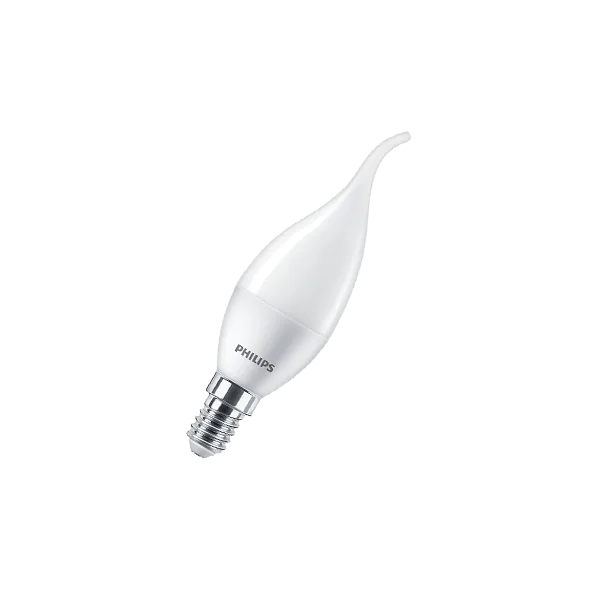 ESS LEDCandle 6 -75W E14 827 BA35 FR 620lm - лампа свеча на ветру PHILIPS