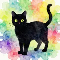 Black Cat Art