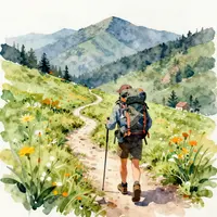 Traveler With Backpack