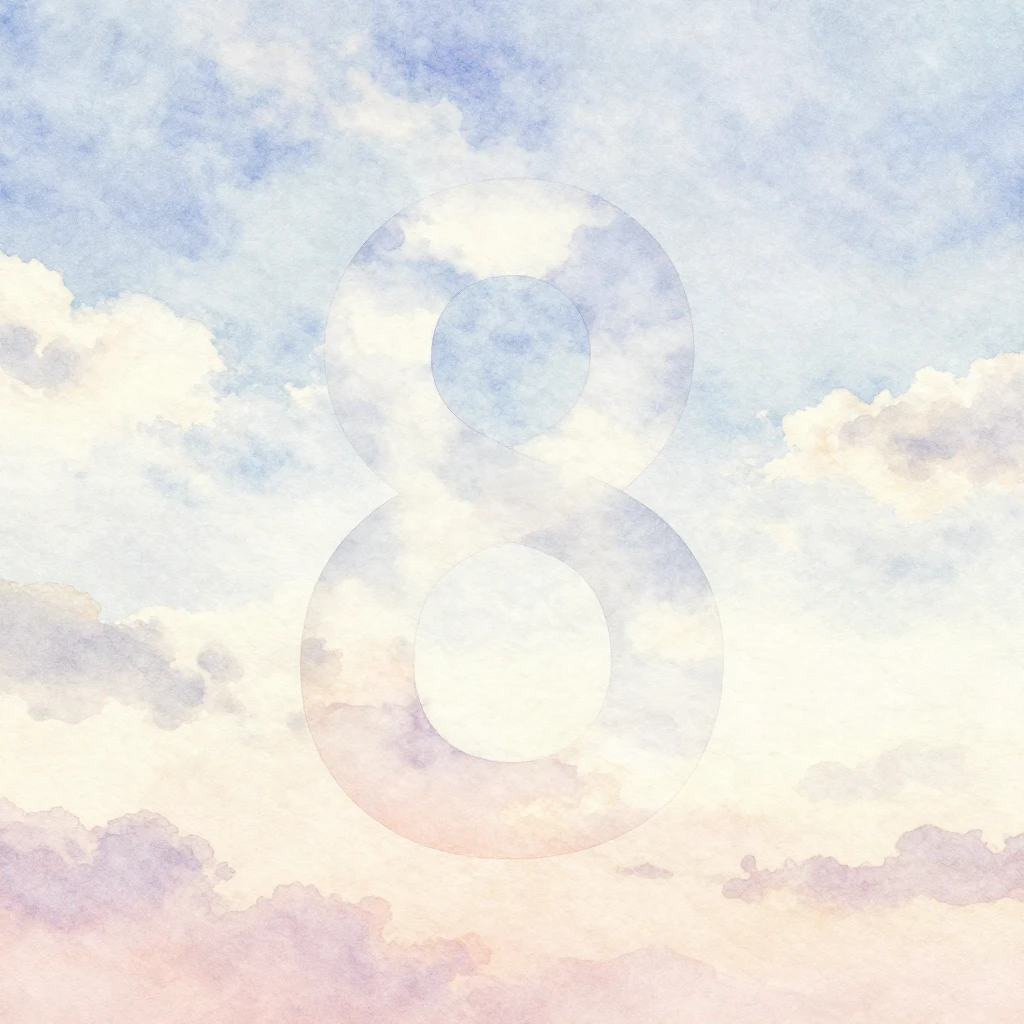 A soft watercolor painting with a subtle, abstract represent...