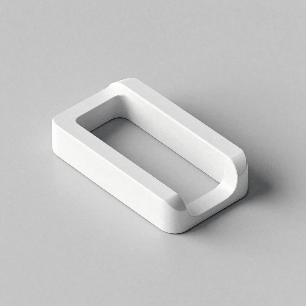 Watercolor style minimalist 3D render of a simple object, li...