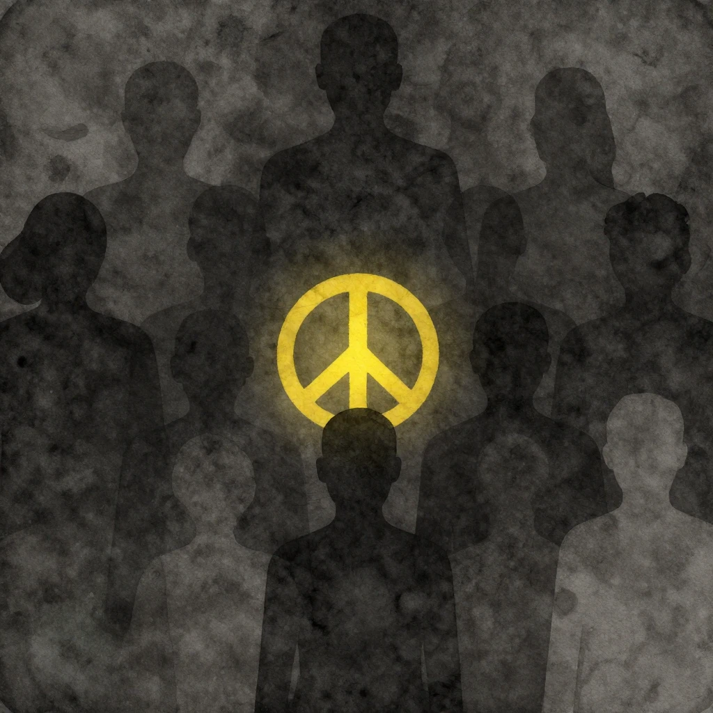 Vibrant watercolor abstract art, minimalist and stark, depic...