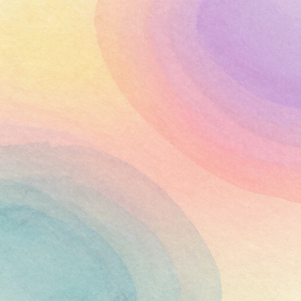Abstract artwork in soft pastel colors, featuring gentle gra...