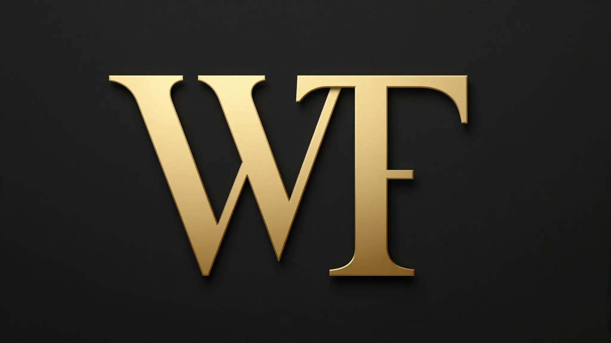 Luxury logo design featuring letters 'W' and 'T' in elegant ...