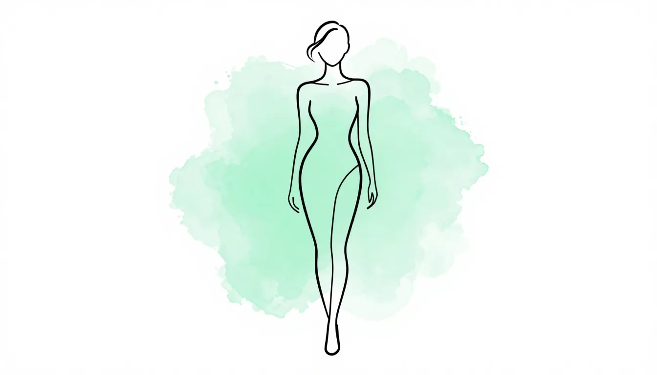 Minimalist 2D vector art, female character, 'Linear Smoke' s...