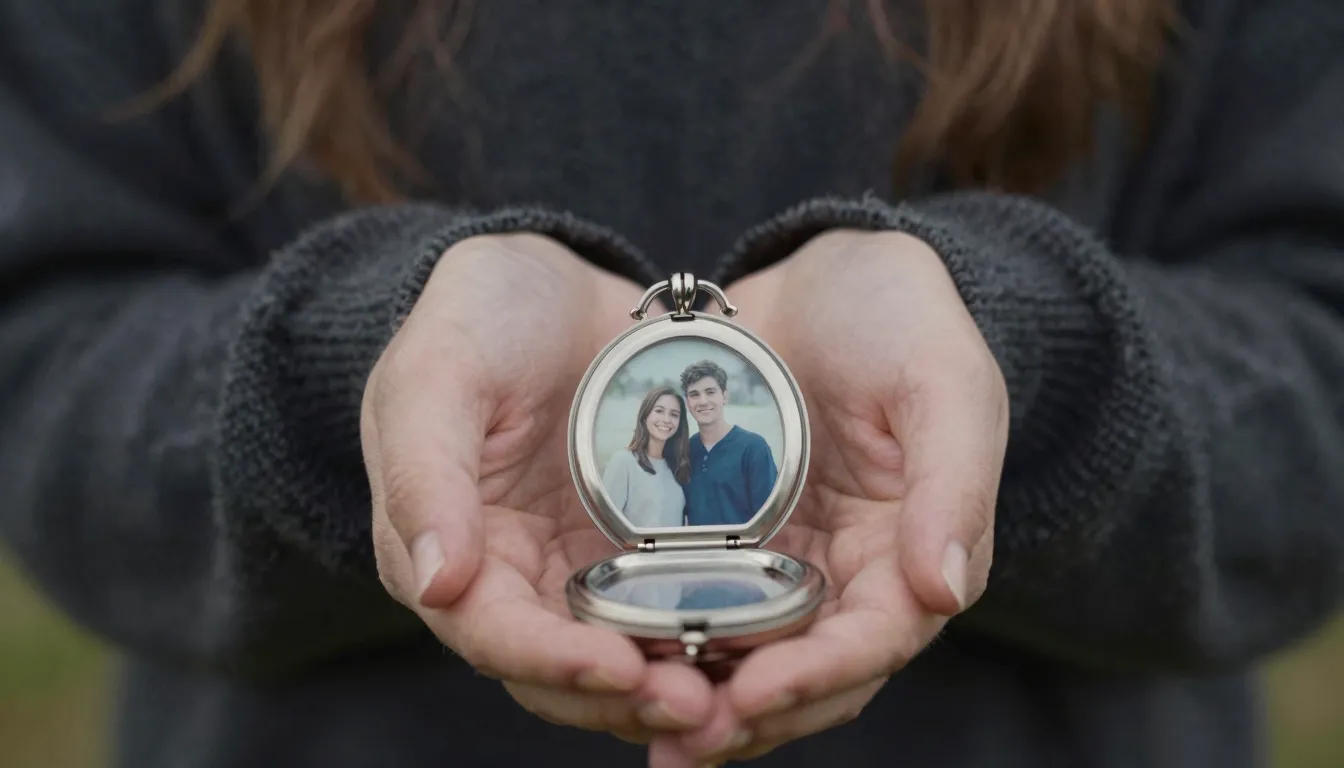 A close-up of a young Slavic woman's hands holding an open s...