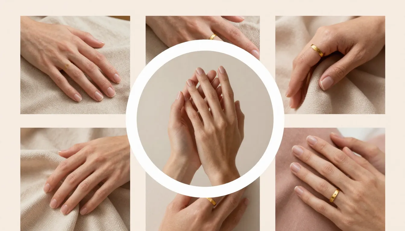 Instagram profile grid aesthetic, warm beige and dusty rose ...