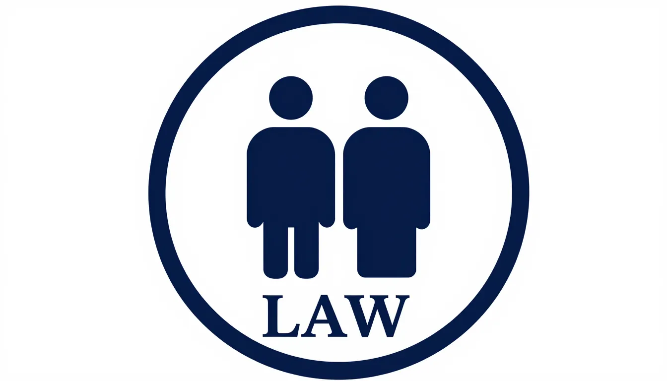 A modern emblem for a support community. Two stylized human ...