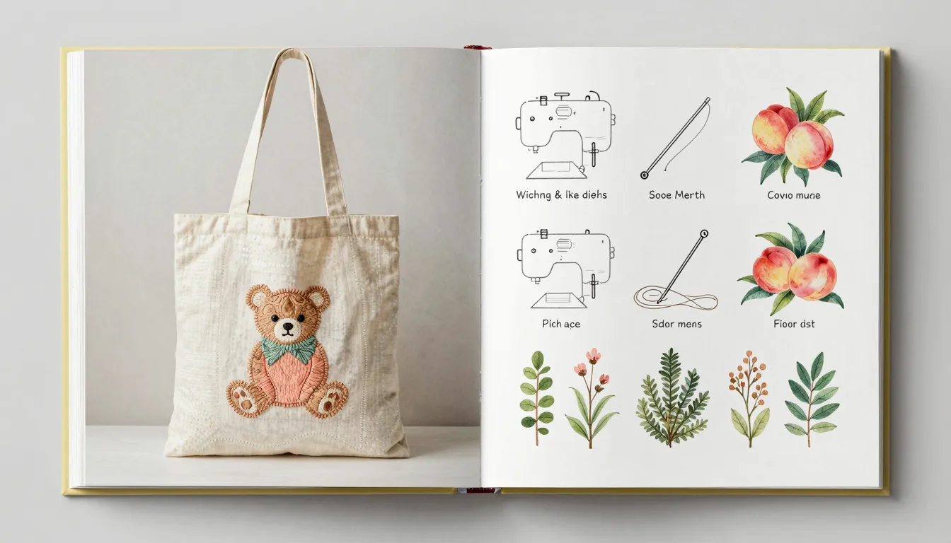 Double page book spread, left page: high-quality photo of a ...