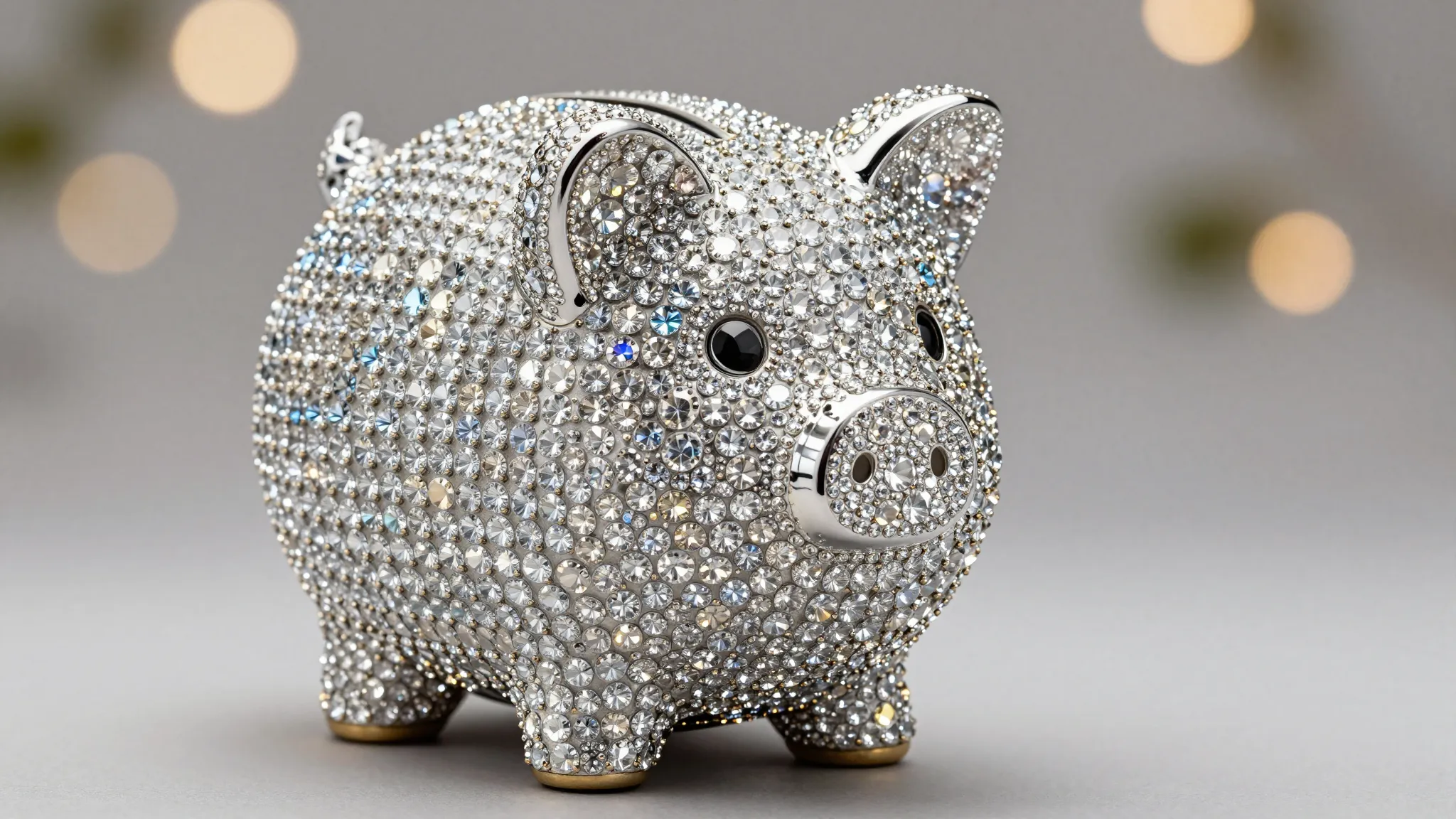Professional marketplace product photography of a 3D diamond...
