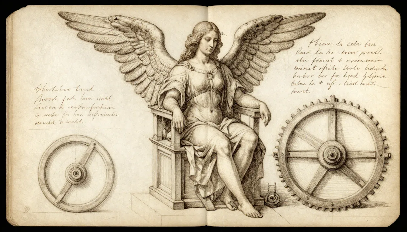 Leonardo da Vinci sketchbook style, anatomical study of a Th...