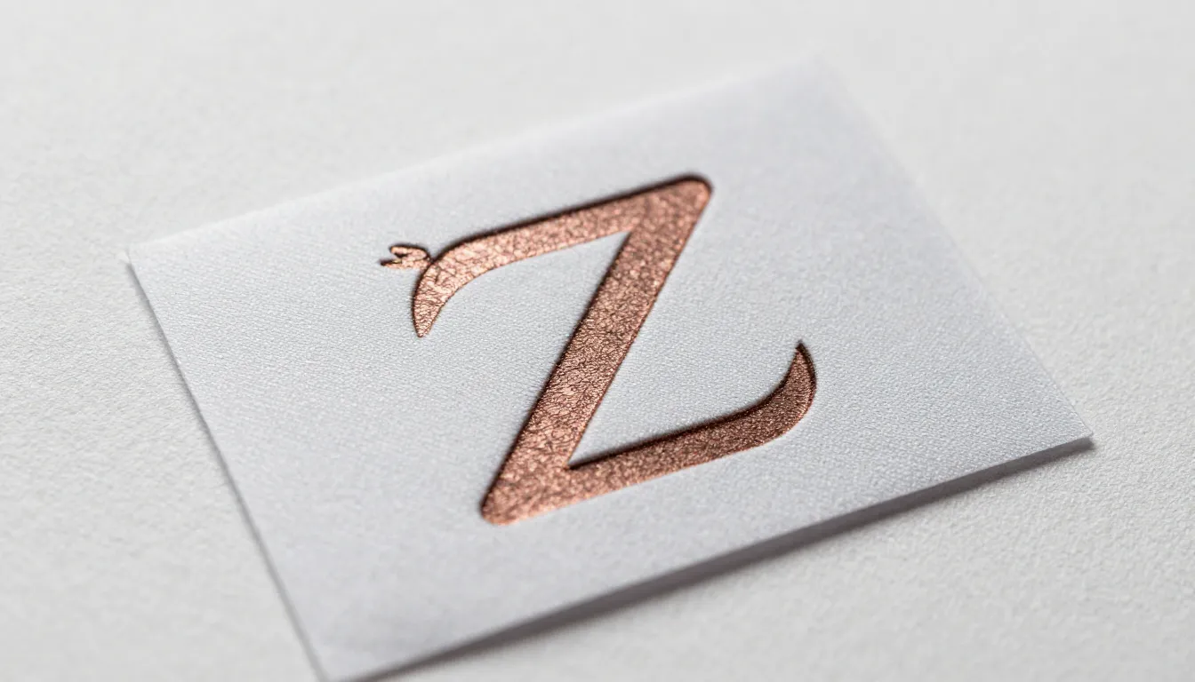 A close-up of a soft fabric label with a flexible and curvy ...