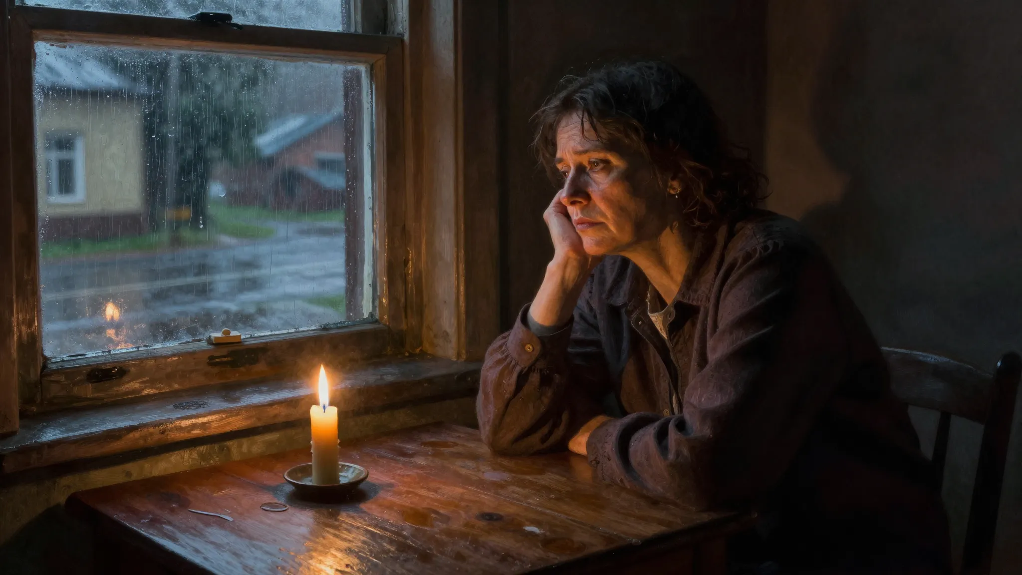 A nostalgic and emotional scene from the 90s in Georgia. A d...