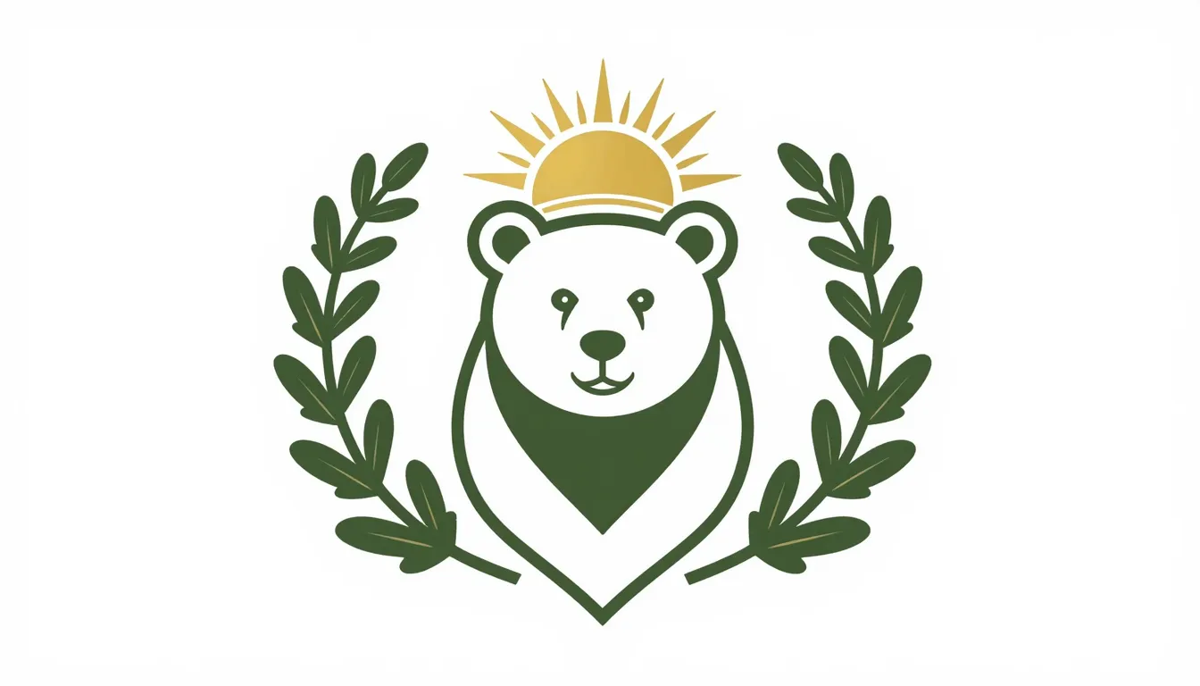 Professional logo design of a family crest. A friendly majes...