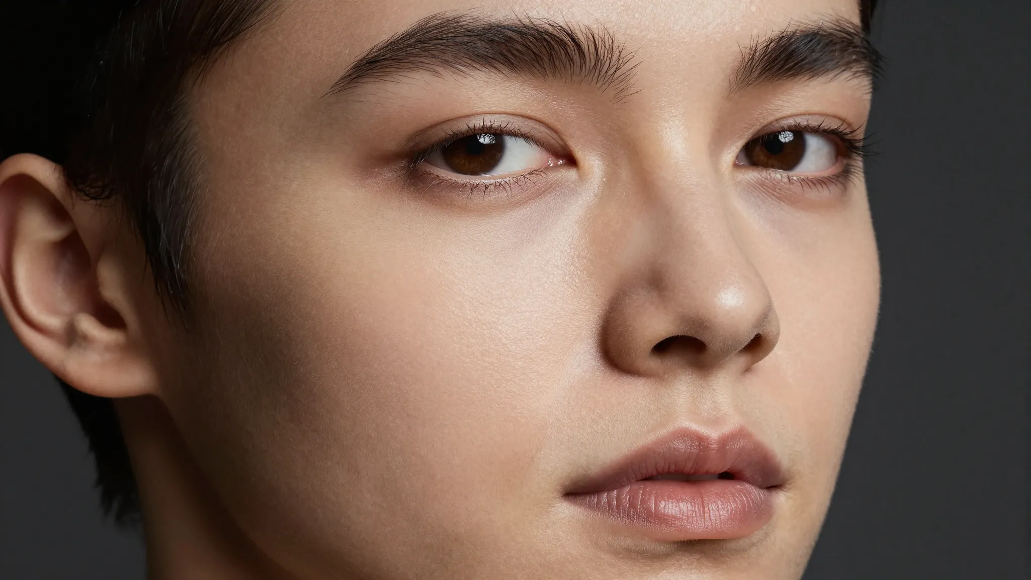 High-quality professional studio portrait, hyper-realistic, ...