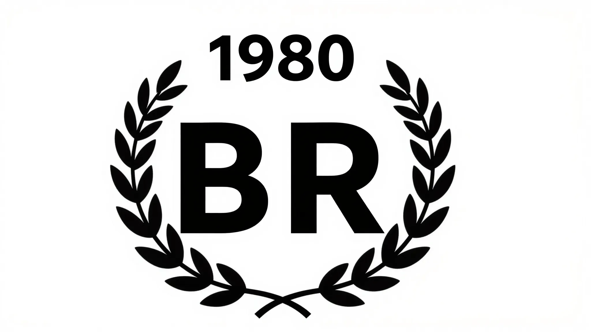 Minimalist logo design, a mirrored letter 'B' facing left an...