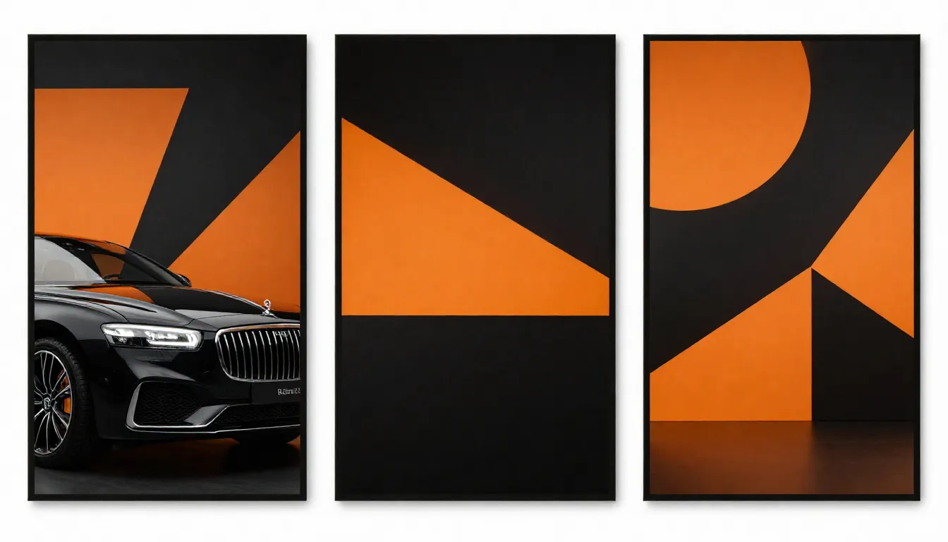 Left part of a three-panel triptych for windows. The front s...