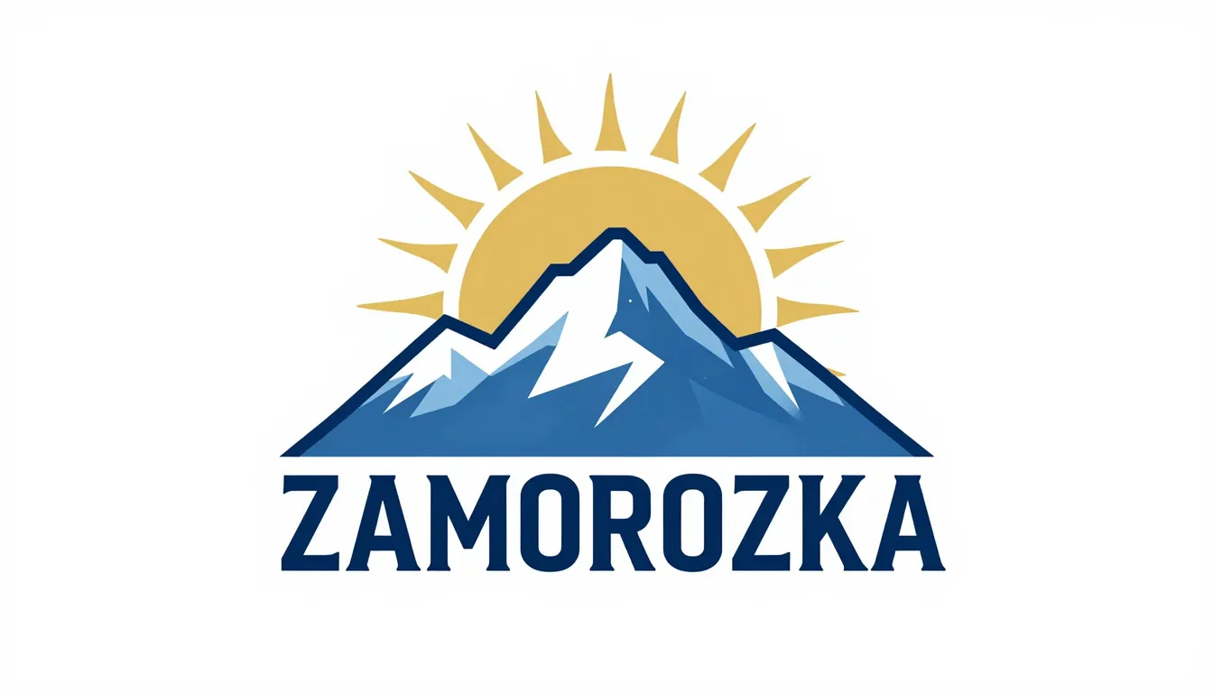 A professional emblem for a group named 'ZAMOROZKA', featuri...