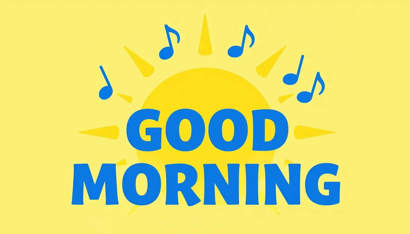 A bright and optimistic digital art piece, a stylized sun wi...