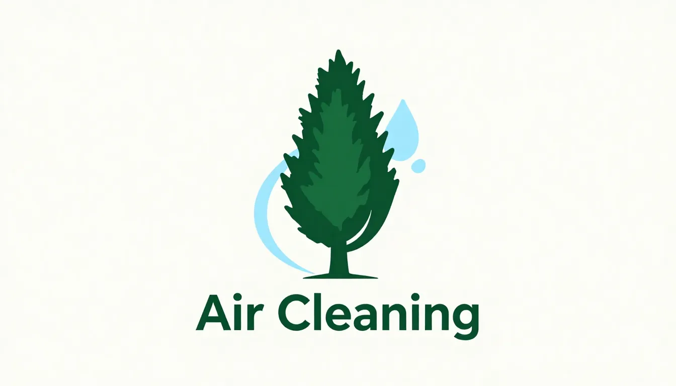 Minimalist professional logo for a company named 'Air Cleani...