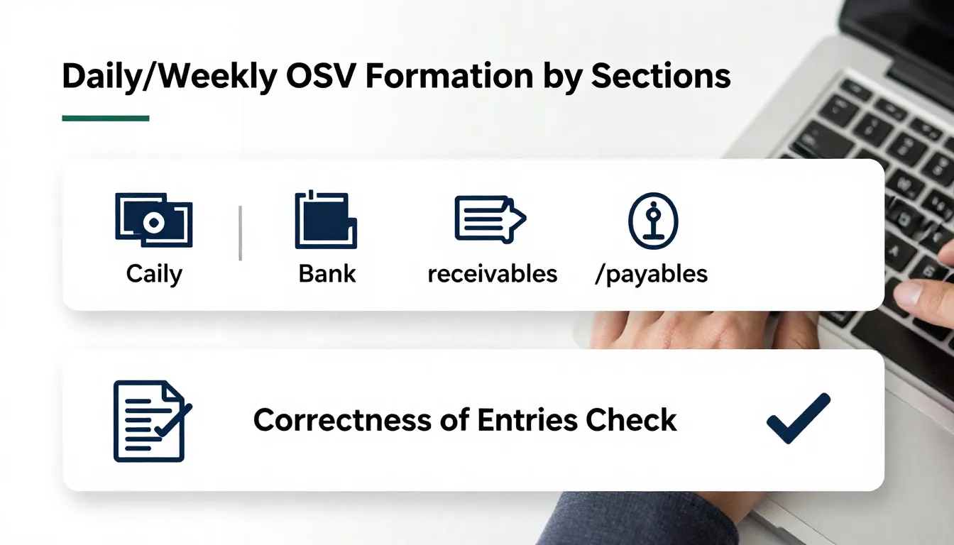 A visual representation of the steps for a primary accountan...