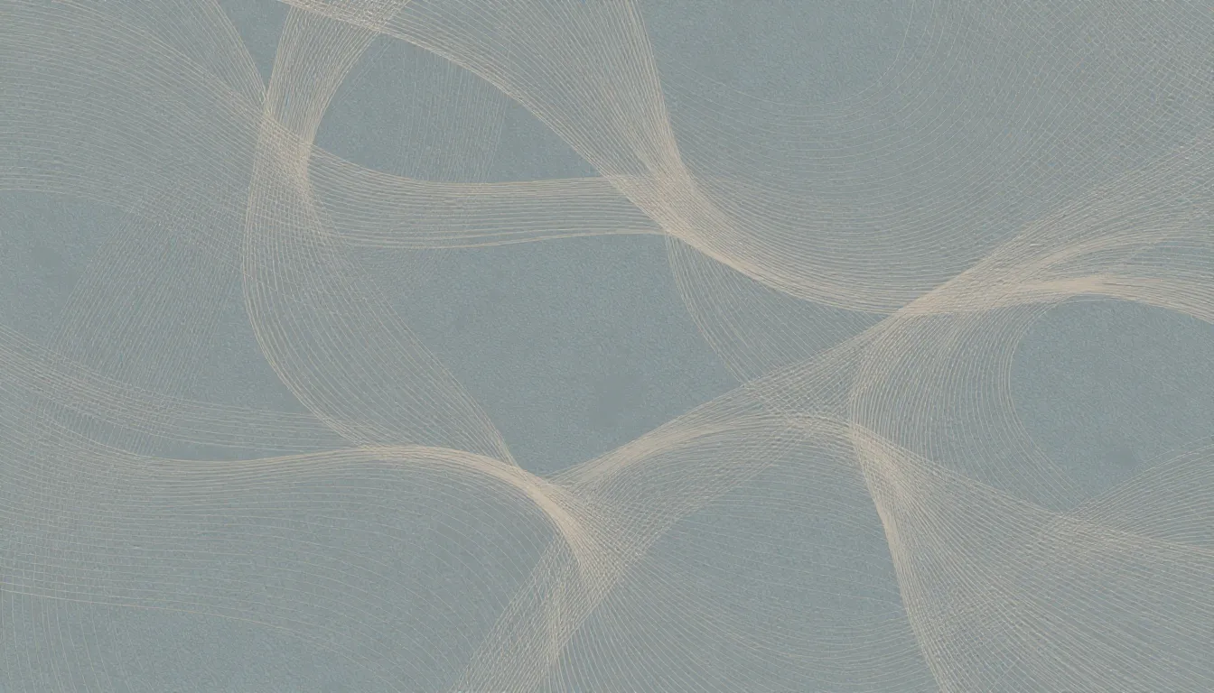 Abstract calm mesh pattern, organic flowing lines within a s...