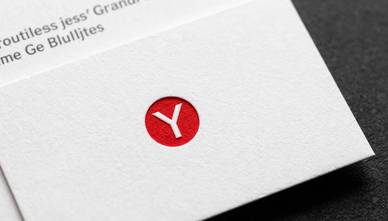 Modern business card design, clean white cardstock, minimali...