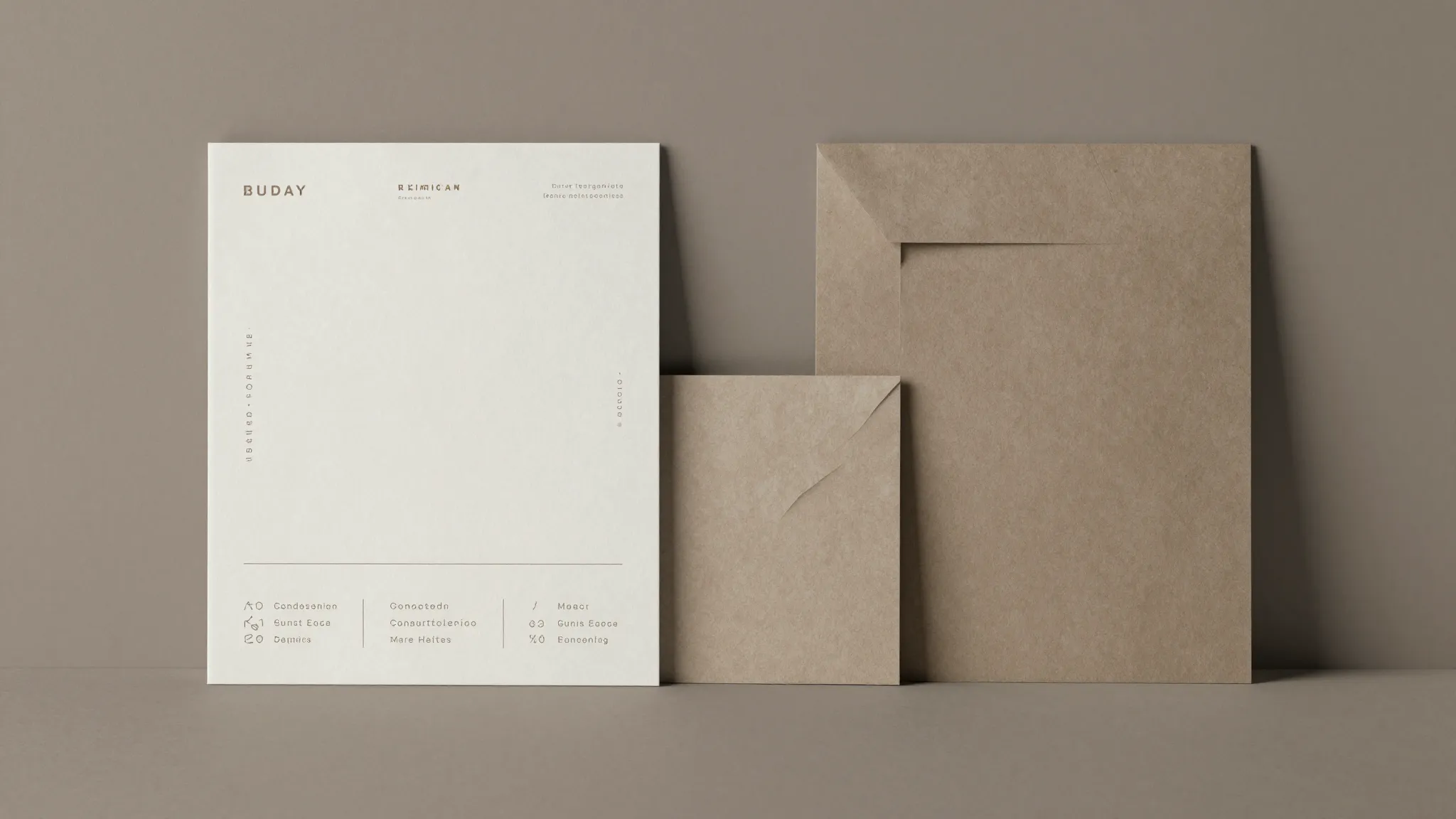Modern minimalist branding concept, clean typography, natura...