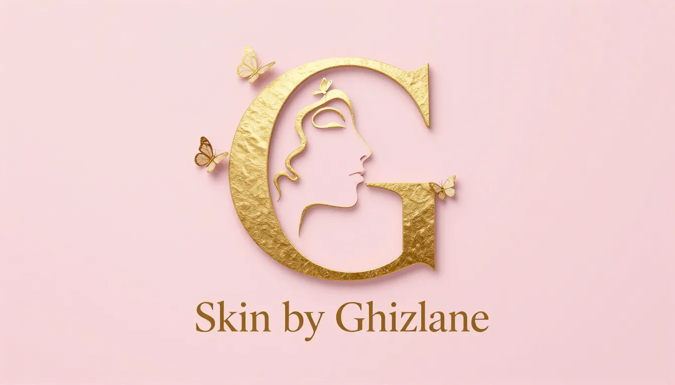 Professional luxury logo, gold foil texture, stylized letter...