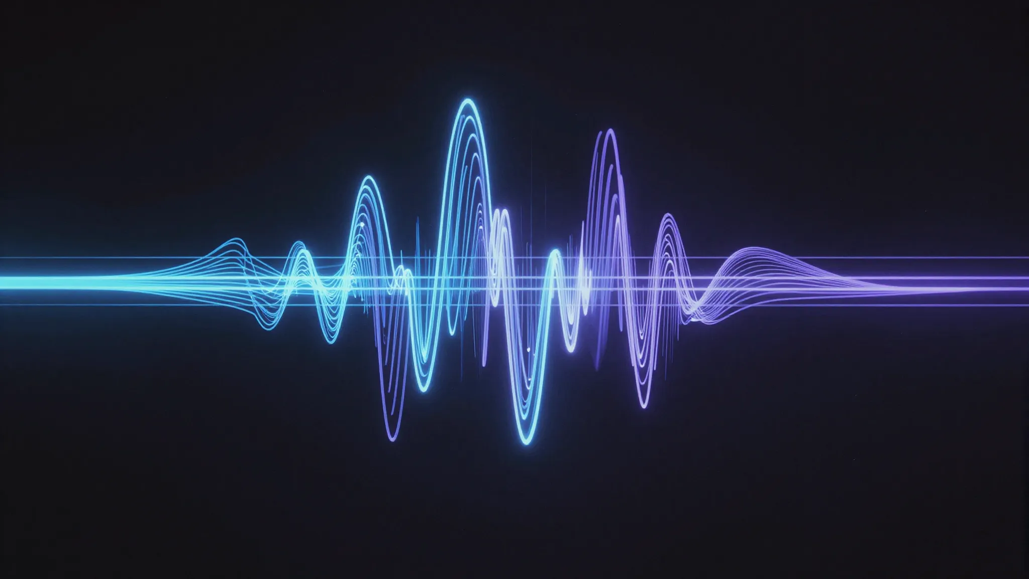 A stylish album cover for a music band, abstract musical str...