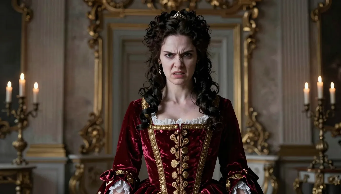 A stunningly beautiful 17th-century French noblewoman with a...