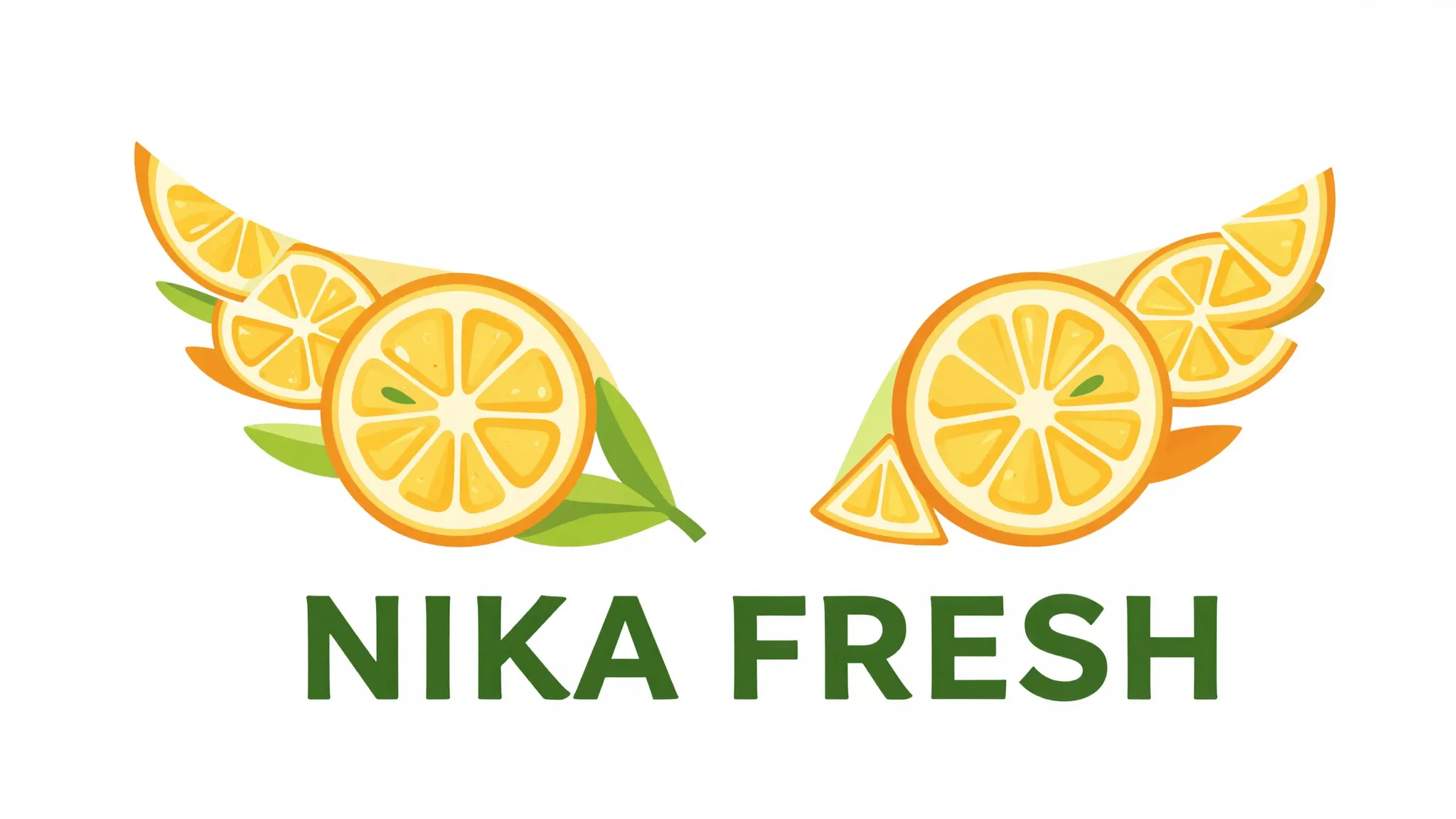 Professional logo for a wholesale fruit company named 'NIKA ...