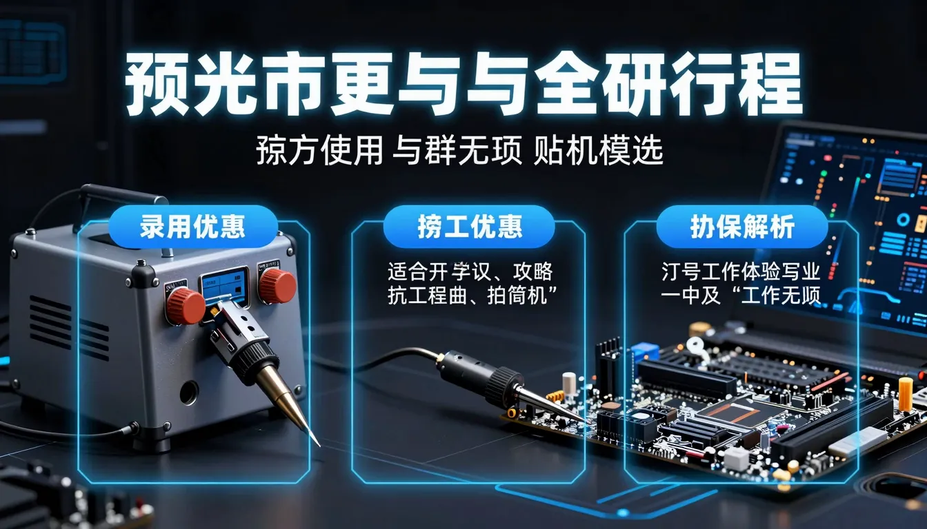High-tech marketplace infographic for computer repair servic...