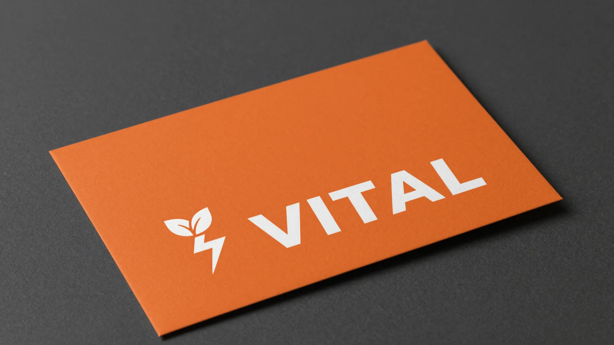 Modern and sleek brand identity for 'VITAL', featuring a sim...