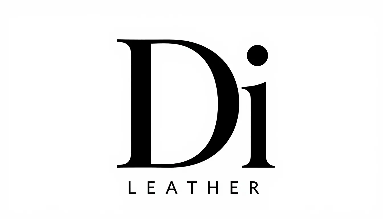 Sophisticated monogram 'Di' where the 'D' and 'i' share a co...