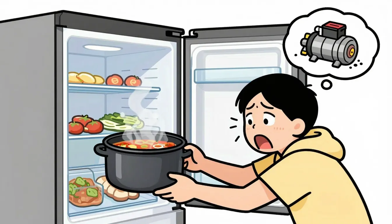 A humorous cartoon illustration. A person is about to place ...
